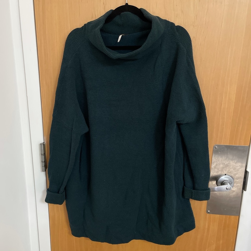 Free People thick rib knit sweater